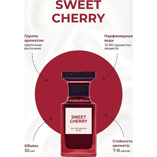 Парфюмерная вода для женщин Sweet Cherry Дилис Беларусь Дилис