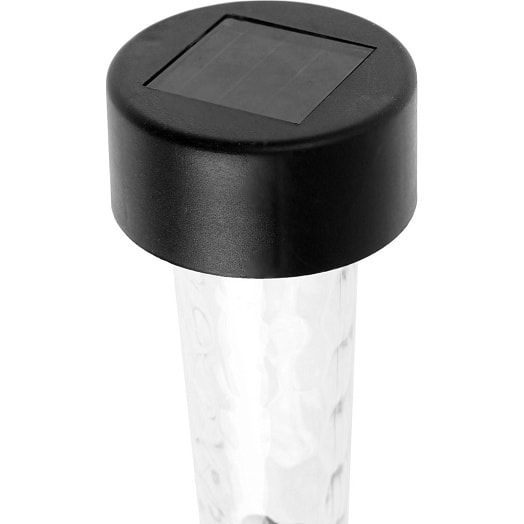 Светильник садовый на солн батарее Трапеция ретро 34см 1 LED,белый арт.5392326 Китай