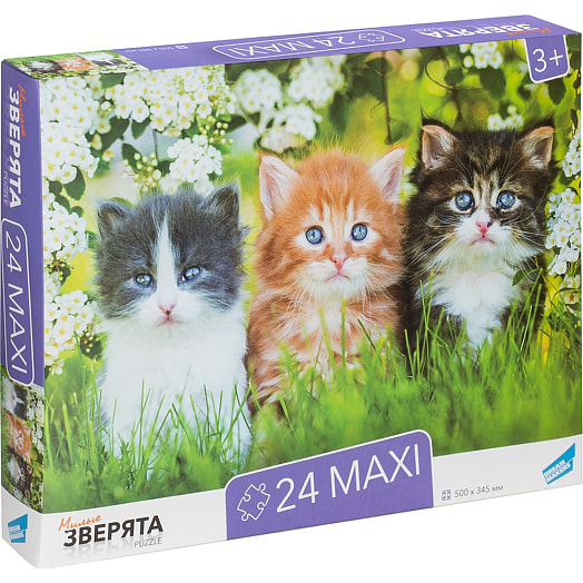 Пазлы 24 MAXI Зверята арт.RI2402C ООО Желтый крокодил Беларусь DREAM MAKERS-BOARD GAMES