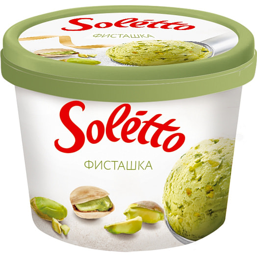 Мороженое Soletto Гурме Фисташка 190г ООО Санта Импэкс Беларусь