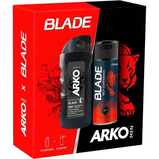 Набор Arko Men (гель-шампунь 2в1, дезодорант) Evyap Россия ARKO Men