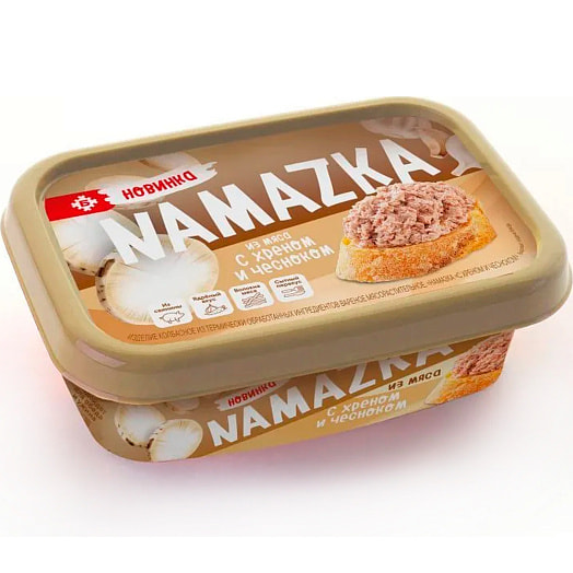 Намазка с хреном и чесноком 150г ОАО Брестский МК Беларусь