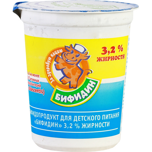 Бифидопродукт для д/п Бифидин 3.2% 200г Беларусь