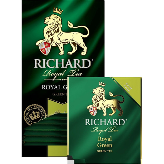 Чай Richard 2г*25пак 50г Royal Green зеленый китайский КОМПАНИЯ МАЙ Россия