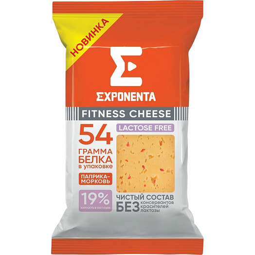 Сыр Фитнес Чиз с паприкой и морковью 35% 180г СООО Белсыр Беларусь Exponenta