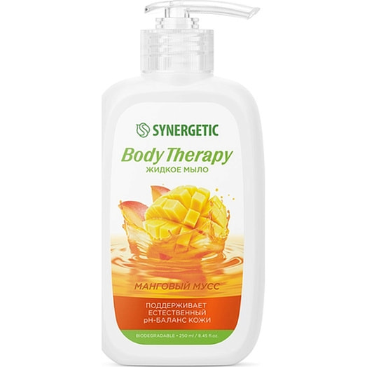 Жидкое мыло Body Therapy Манговый мусс 250мл Россия Synergetic