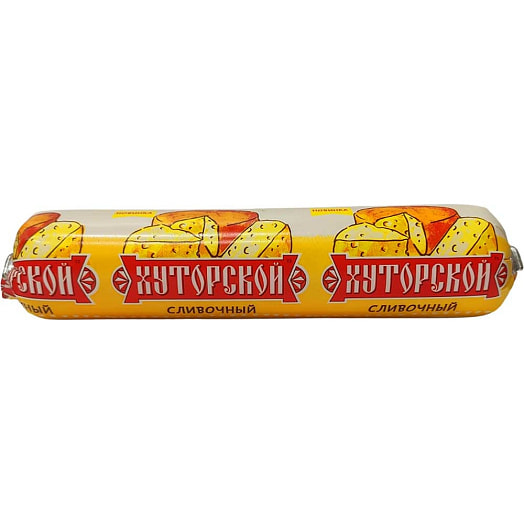 Продукт Хуторской 230г плавленый, сливочный ООО Азбука сыра Беларусь Хуторской