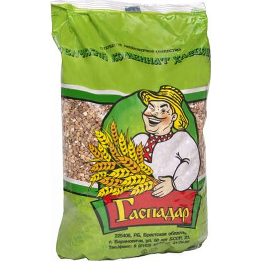 Крупа гречневая Купеческая ядрица б/р 1сорт 900г Гомельхлебопродукт Беларусь