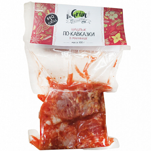 Продукт раст Шашлык по-кавказки в маринаде 300г ООО Гринбро Россия