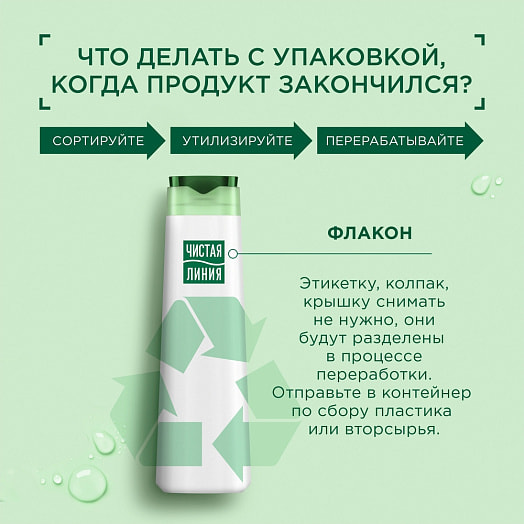 Бальзам-ополаскиватель 380мл Объём и сила пшеница со льном Unilever Россия Чистая линия