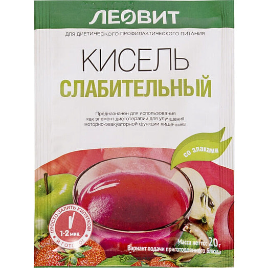 Кисель Слабительный 20г ООО Леовит Нутрио Россия