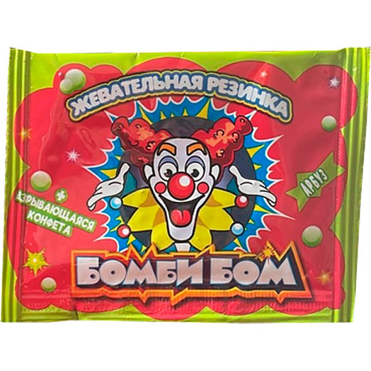 Жевательная резинка, карамель Бомбибом Арбуз 3г Китай