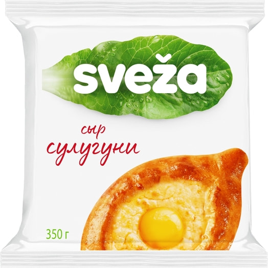 Сыр п/тв Свежа Сулугуни 40% 350г ОАО Савушкин продукт Беларусь Савушкин продукт