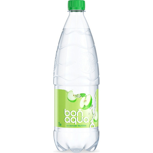 Вода ароматизированная BonAqua 1л со вкусом яблока Coca-Cola Беларусь Bonaqua