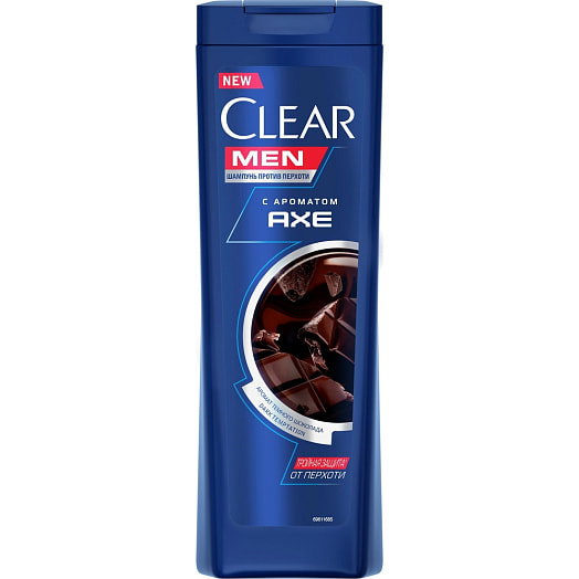Шампунь для мужчин 400мл AXE DARK TEMPTATION Unilever Россия CLEAR