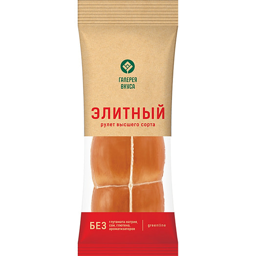 Рулет Элитный в/с к/в из мяса цыплят бройлеров 480г СЗАО Агрокомбинат Ко Беларусь Галерея вкуса