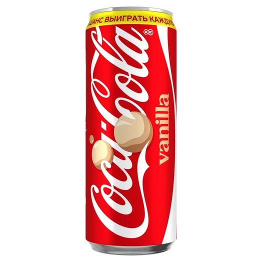 Напиток Coca-Cola Vanilla 330мл ж/б Беларусь