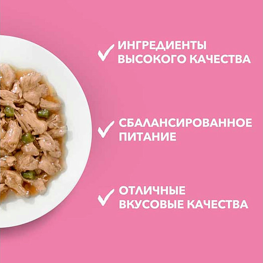 Корм ONE PURINA 75г пауч д/котят, курица ООО Нестле Россия Россия Purina