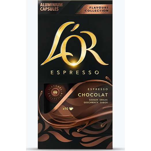 Кофе молотый в капсулах Lor Espresso Chocolat 10шт 52г Франция