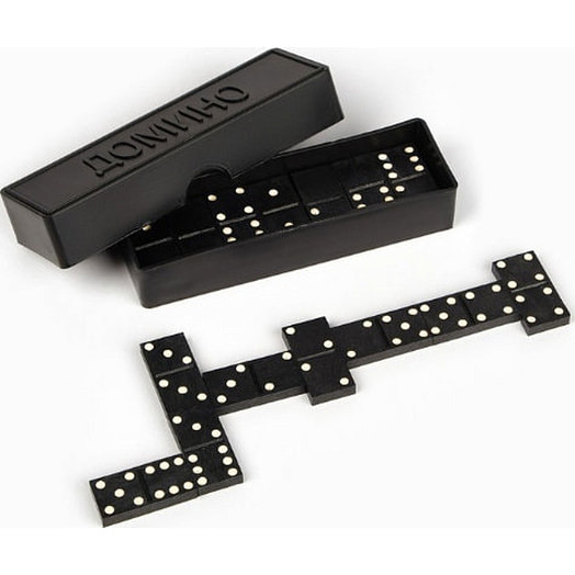 Игра Домино Классическое арт.IGН050 Россия Игрушечный город