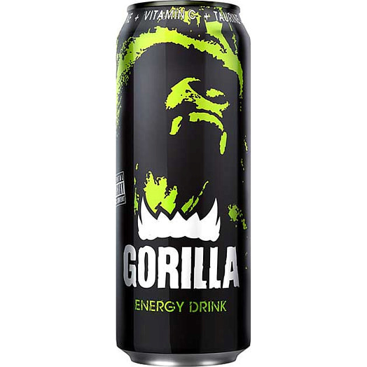 Энергетический напиток Gorilla 450мл ж/б Московская ПК Россия Горилла