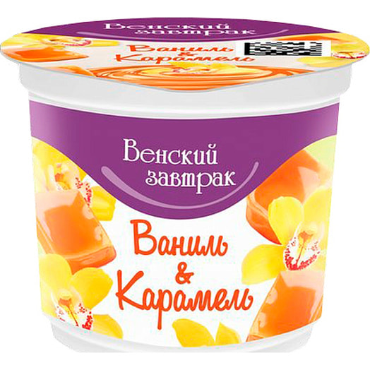 Десерт творожный 4% 150г пл/стак. ваниль-карамель ММЗ N1 Беларусь