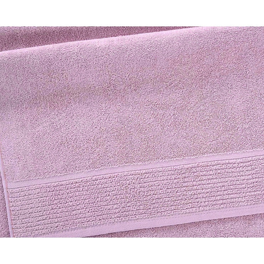 Полотенце махровое гл/кр Селена 70х130см нежно-розовый арт.ТТ-00309673 Узбекистан