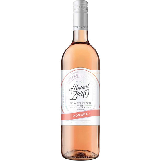 Вино виногр б/алк Almost Zero Red Muscadel розовое п/сух 750мл ст/б ЮАР Almost Zero Red