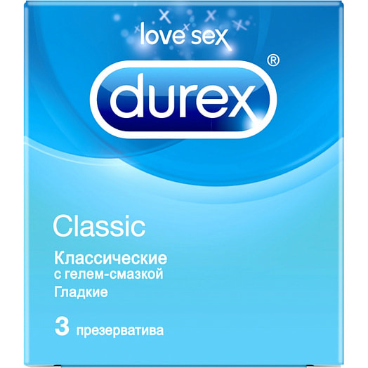 Презервативы Durex 3 Classic классические Durex Великобритания