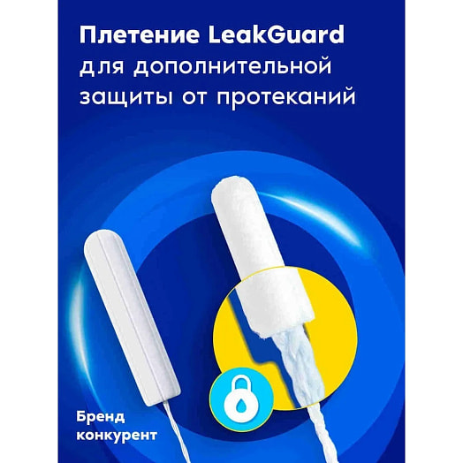 Тампоны Тампакс Компак Перл Супер Плюс Дуо 16шт Венгрия
