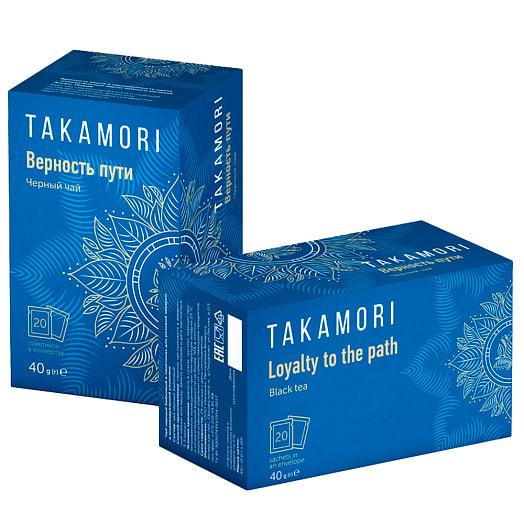 Чай черный TAKAMORI Верность пути 40г ООО Калина Беларусь TAKAMORI