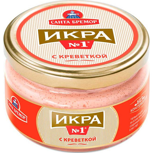 Икра деликатесная Мойвы 1 180г ст/б с креветкой в соусе Беларусь