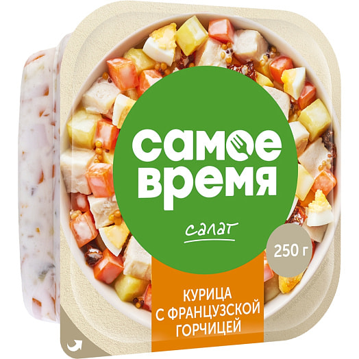Салат Курица с французской горчицей 250г Санта Импэкс ООО Беларусь Санта Бремор