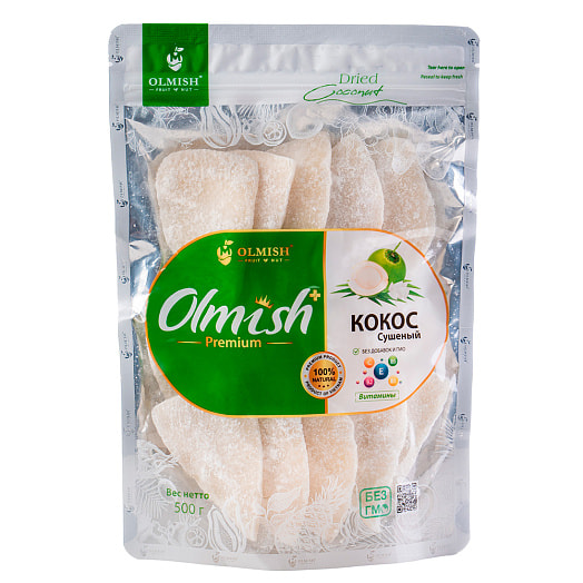 Кокос сушеный Olmish 500г вакуум Olmish Asia Food Company Limited Вьетнам