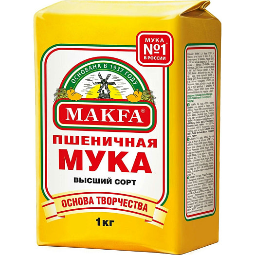 Мука Макфа в/с 1кг Россия