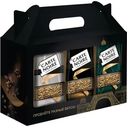 Набор кофе Carte Noire (Carte Noire, Elegant, Voyage au Bresil) 280г Беларусь Carte Noire