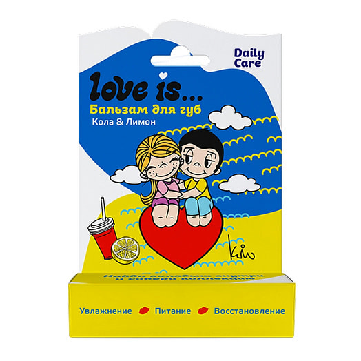 Бальзам для губ Love is 4г колла-лимон Галант Косметик -М Россия Галант Косметик-М