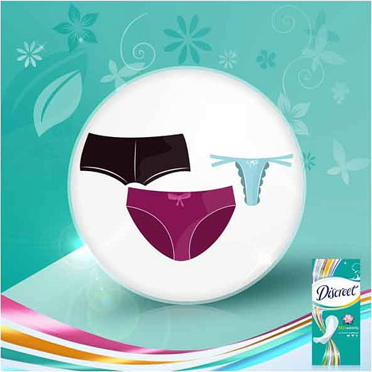 Женские гигиен прокладки Discreet Deo Water Lily Multiform Single 20шт ежедневн. Procter & Gamble Россия