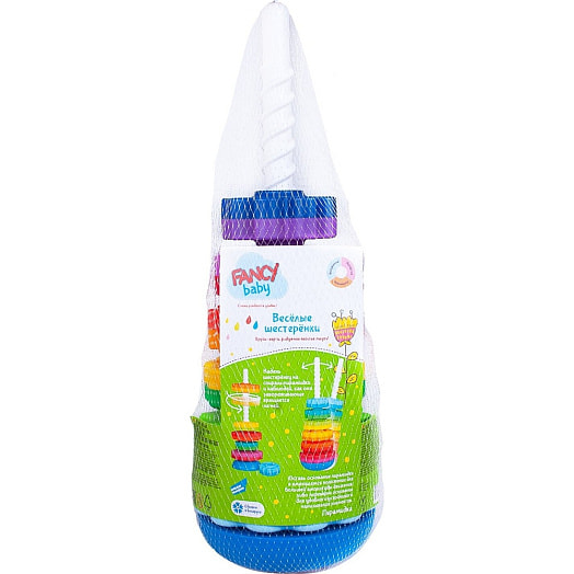 Пирамидка Веселые шестеренки арт.SPIN01 Беларусь Fancy Baby