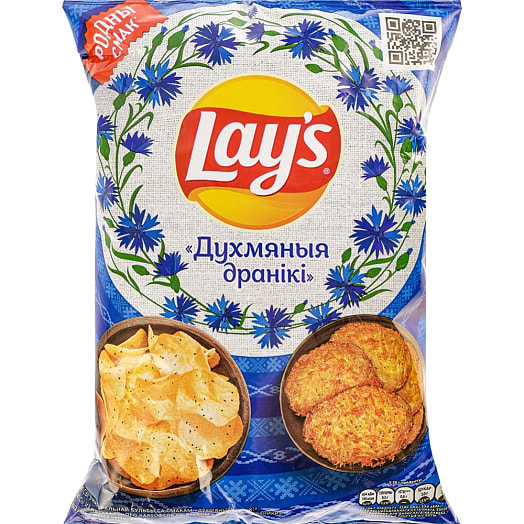 Чипсы Lays 125г со вкусом драников ОООПепсиКо Холдингс Россия Lays