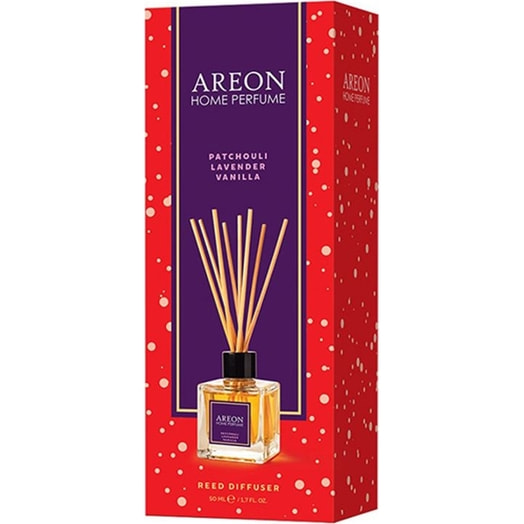 Ароматизатор воздуха Areon Home Perfume STICKS Reed Diffusers Patchouli Lavender Vanilla (50мл) арт.ARE-RHP01 BALEV CORPORATION EOOD Болгария AREON HOME