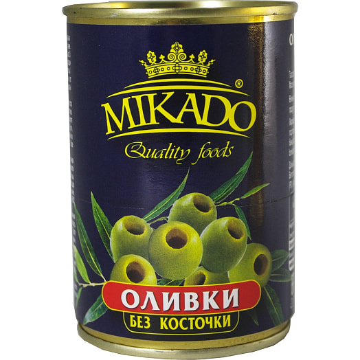 Оливки Микадо зеленые б/к 300г Германия