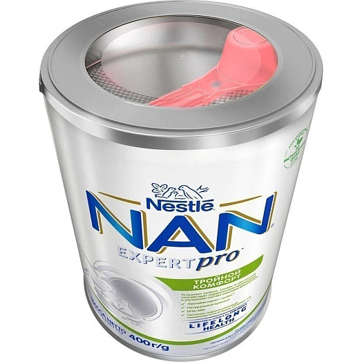 Детская смесь Смесь Nan Тройной комфорт 400г для питания детей с рождения Швейцария