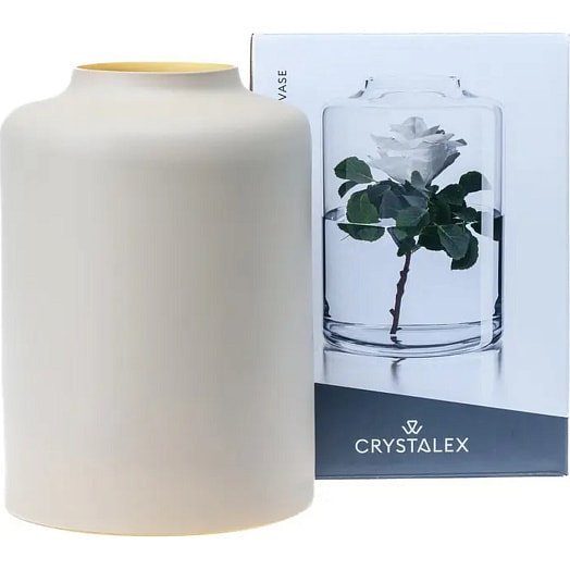 Ваза стеклянная 18см арт.82251D5389180 Чехия