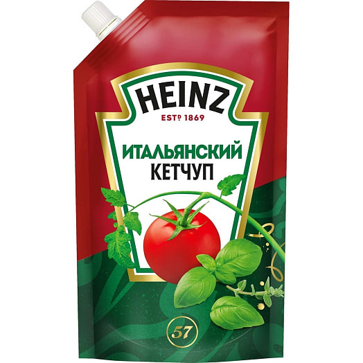 Кетчуп Итальянский 320г дой-пак Heinz Россия