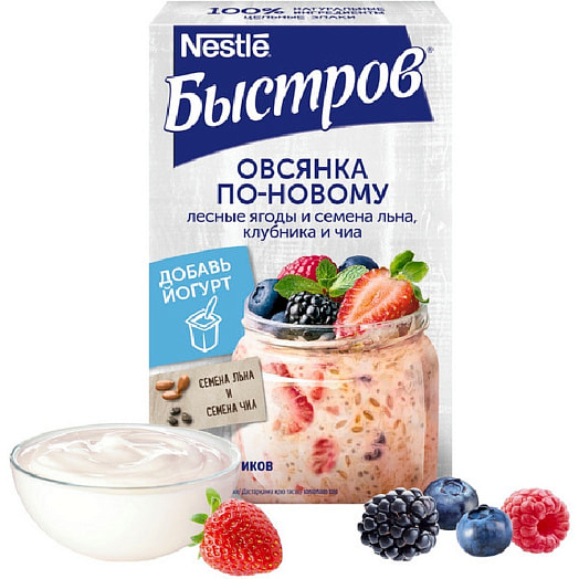 Овсянка по-новому Быстров 210г кор. Россия