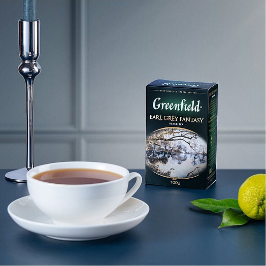 Чай Greenfield Earl Grey Fantasy 100г с бергамотом Орими Россия