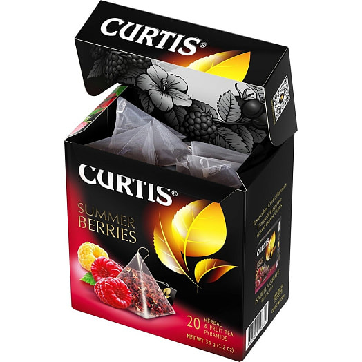Чайный напиток CURTIS Summer berries 40.8г каркаде (пирамидки) КОМПАНИЯ МАЙ Россия