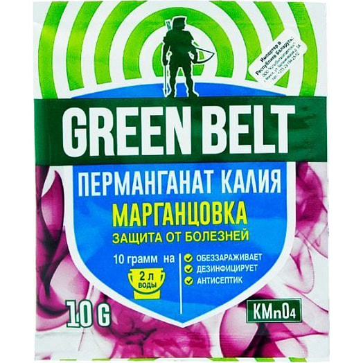 МАРГАНЦОВКА - перманганат калия, (ТЭ) 10г Техноэкспорт ТПК ЗАО Россия GREEN BELT