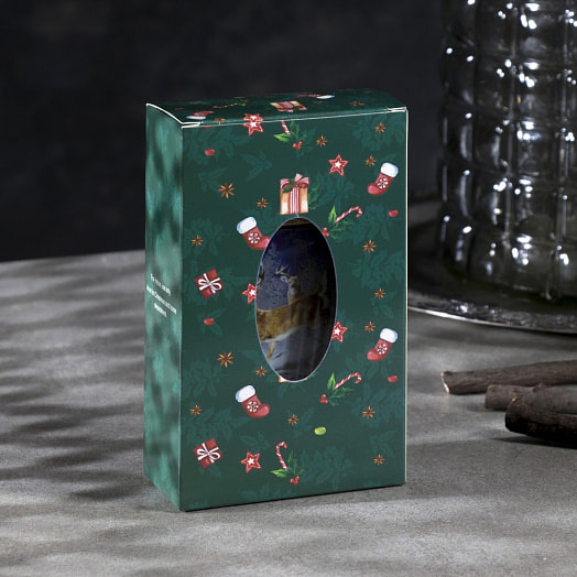 Фигура световая Олени в лесу (13,5x3,2x7,6см, т/белый) арт.7599694 Иу Йоуда Импорт энд Экспорт Ко., ЛТД Китай Luazon Lighting